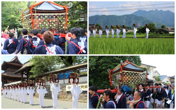 阿蘇神社の御田祭に当院職員が参加しました